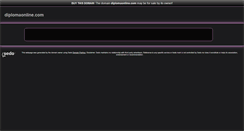 Desktop Screenshot of diplomaonline.com